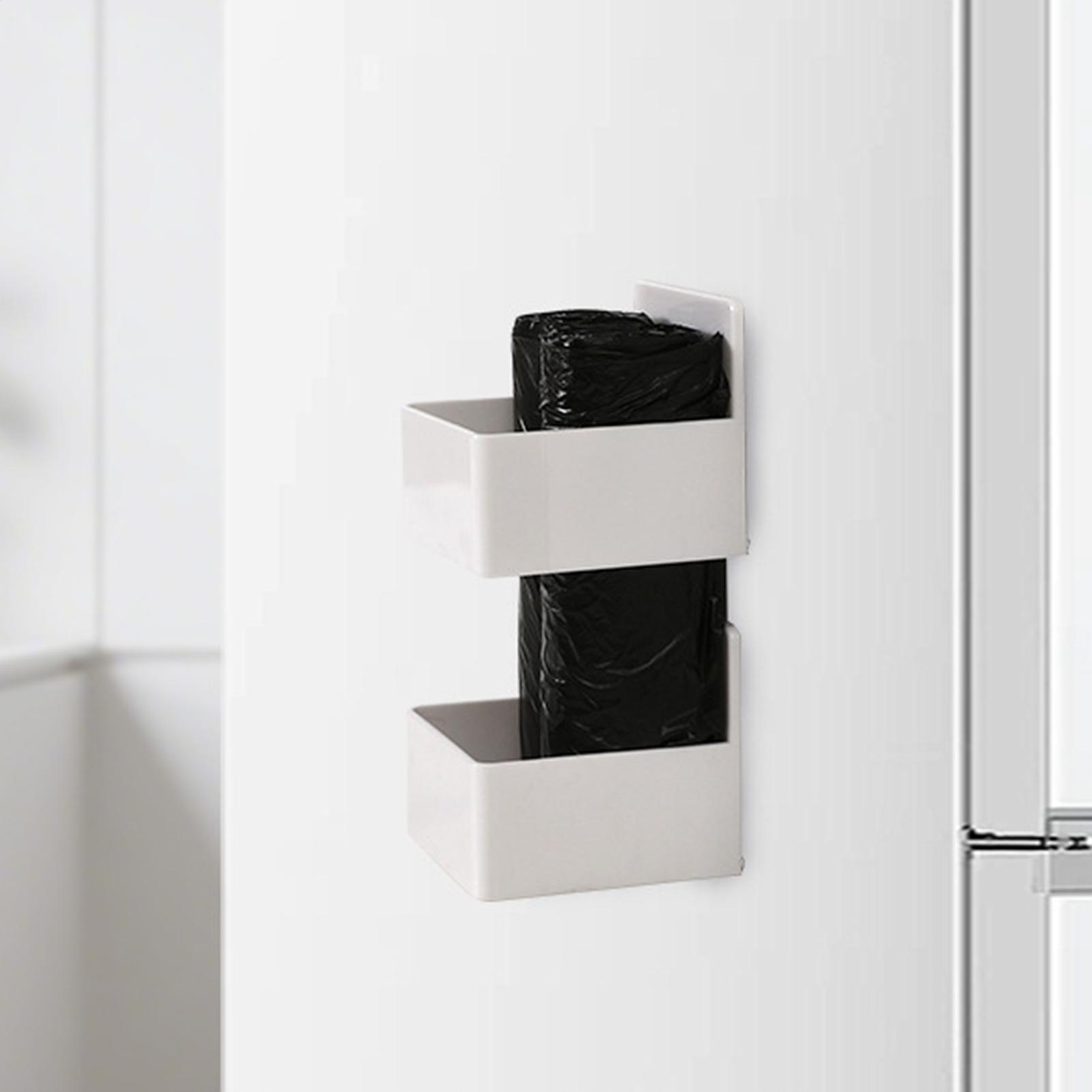 

Kitchen Wrap Organizer Bathroom Curling Iron Holder Wall Mount No Drill Adhesive Hair Tool Storage Shelves For Curling Tool Flat белый