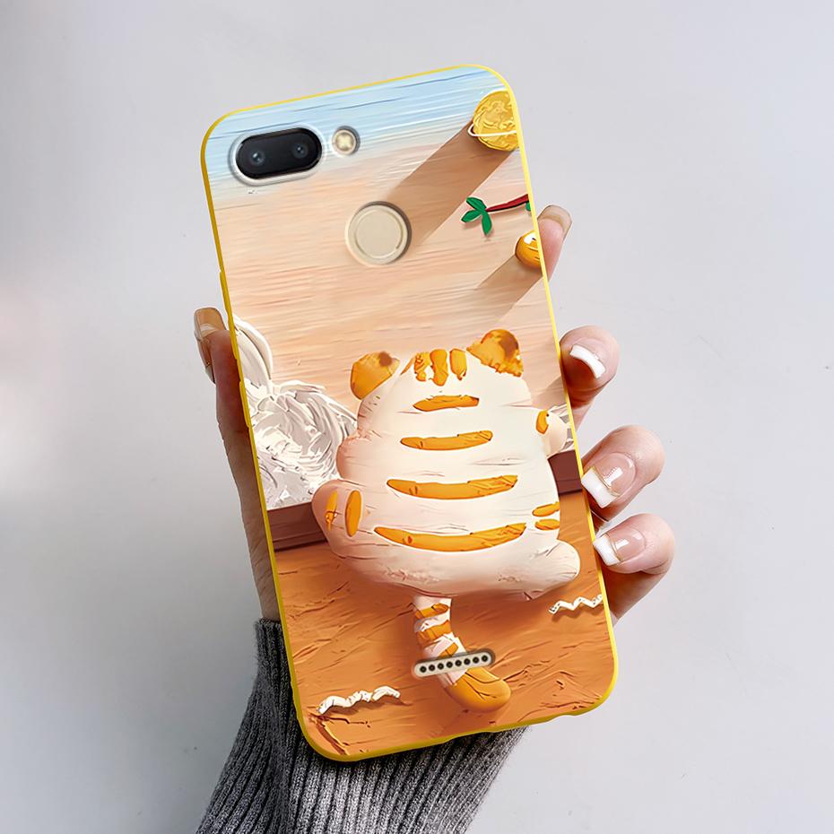 For Xiaomi Redmi 6 Case Redmi 6A Cute Cartoon Frog Back Cover Silicone Soft Phone Case For Xiaomi Redmi 6 6A Redmi6 Coque Bumper