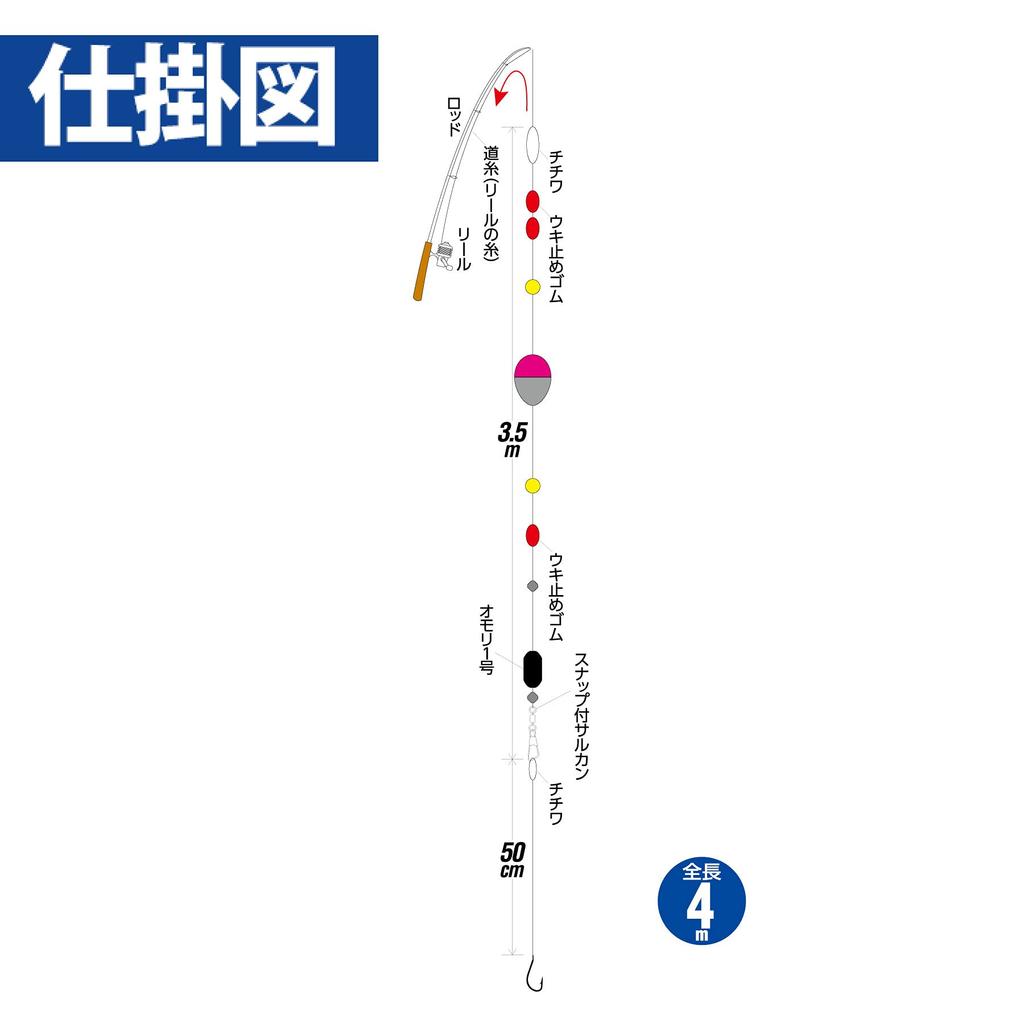 Hayabusa Kompakte Rute Easy Float Angelset (für Piers) LL HA176