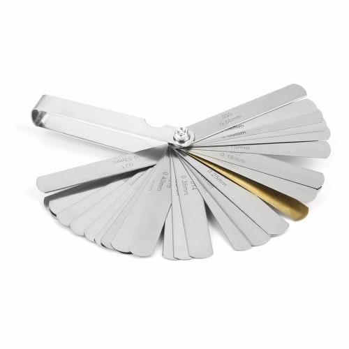 32-Piece Set of Thickness Gauges, String Action Rulers, Stainless Steel, Thickness Gauges, Gap Gauges, Measuring Tools, Thickness Gauges, Guitar Strin