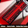 Průhledný průhledný set klávesnic Ice Cherry Profile PC Klávesy Mechanická klávesnice
