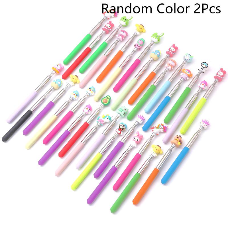 2Pcs Extendable Finger Pointer Stick School Collapsible Telescoping Long Hand Pointing Stick Extendable Finger Reading Stick