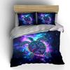 Galaxy Style Turtle Decor Set Multiple Sizes Kid'S And Adults' Bedroom Exquisite 3Pc Bedding Set, Gift