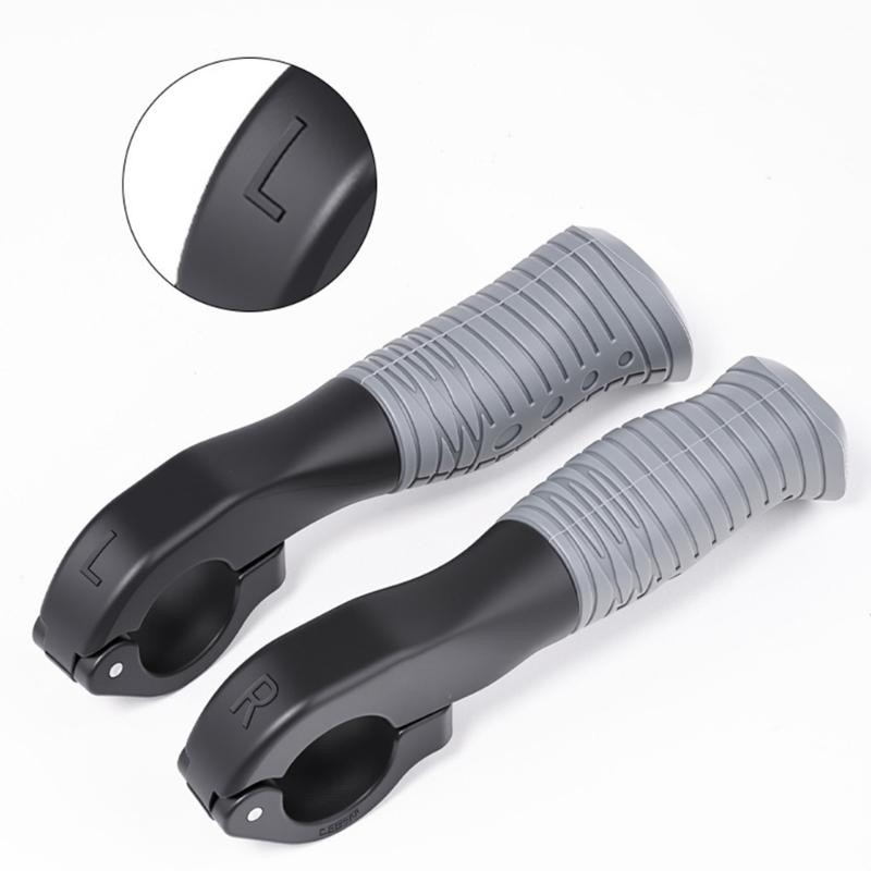 Ergonomic Mountain Bike Handlebars Grips Durability Easyly Mount Left Right Indicators for Long Distances Cycling