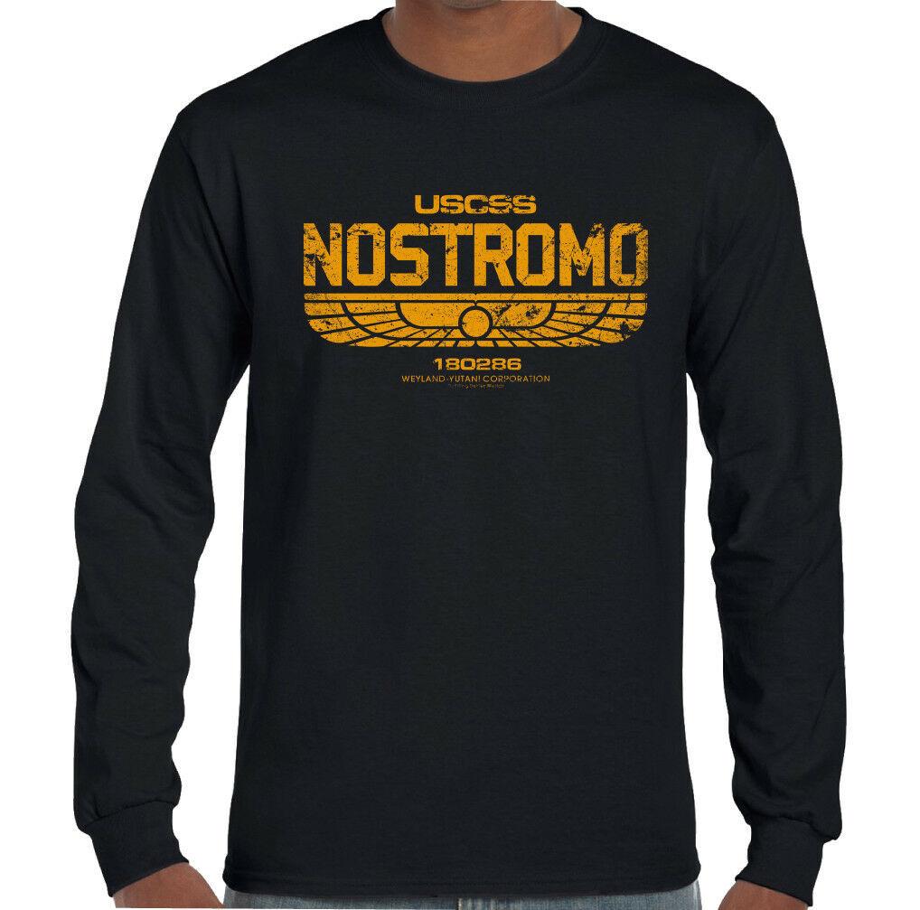 Nostromo T-Shirt Alien Look Mens Retro Film Movie Weyland Covenant Distressed XXL