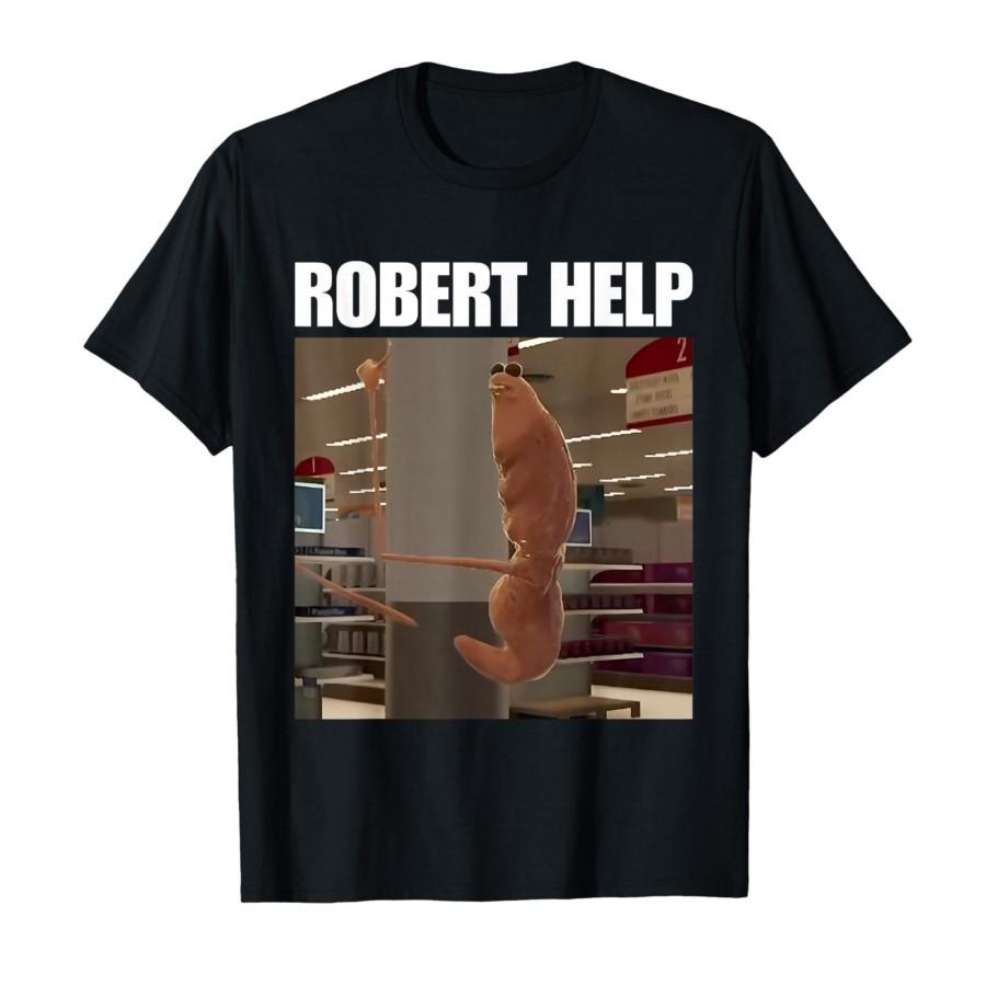 Marcus The Worm Robert Meme T-shirt For Men Women 100% Cotton T Shirts Short Sleeve Tops P469