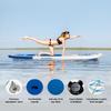 Inflatable Paddle Board 10.5 Foot Length PVC Stable Inflatable Stand Up Paddle Board for Youth and Adult