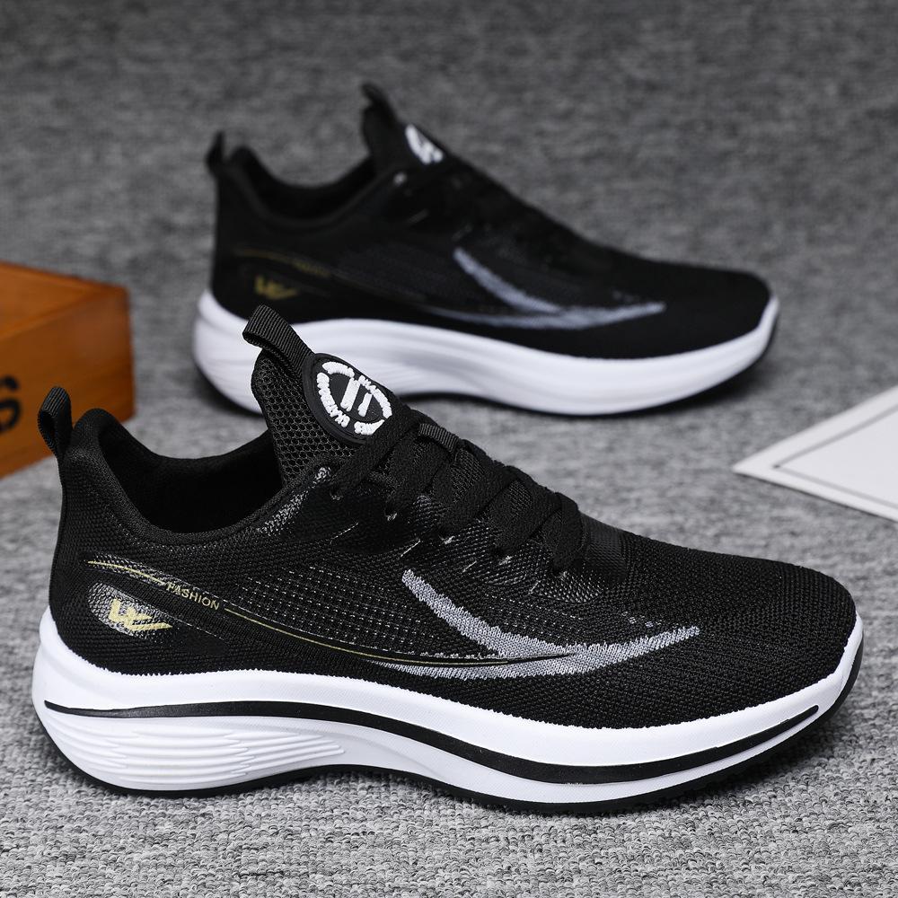 Shoes Men's 2025 New Korean Version Men's Sports Shoes Spring and Autumn Soft-soled Youth Running Shoes Trendy Men's Shoes