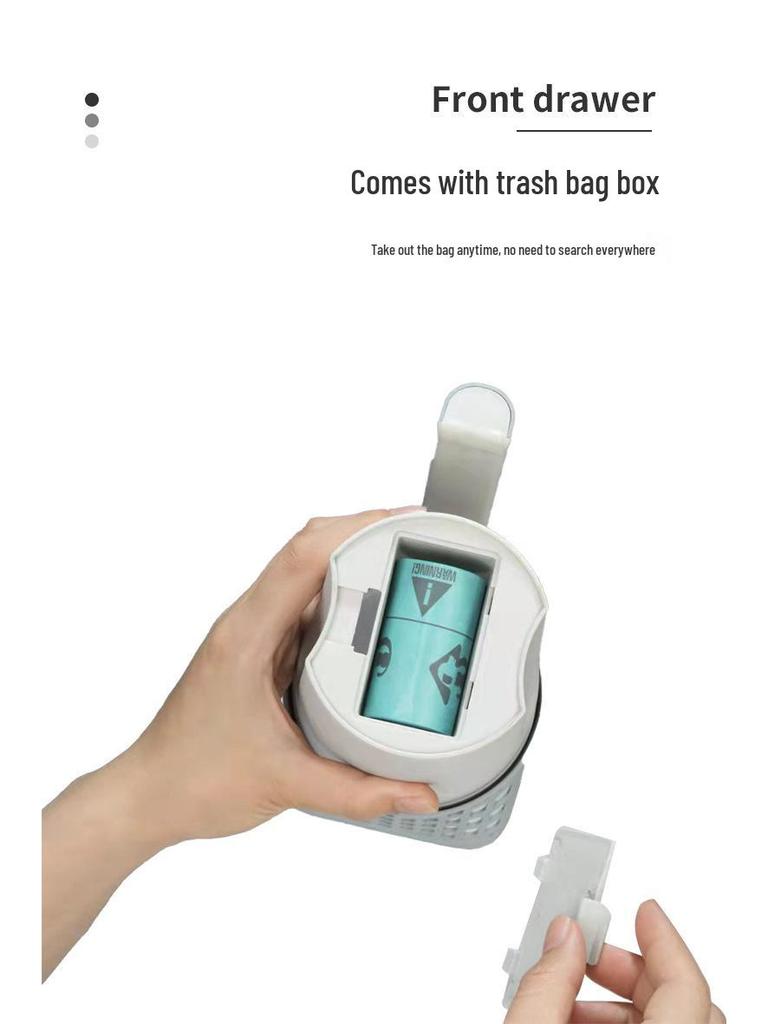 Cross-Border Cat Litter Scoop with Garbage Bag Set - Detachable Pet Cleaning Tool