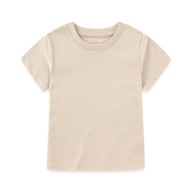 KIDDIEZOOM Modisches und bequemes kurzärmeliges T-Shirt für Säuglinge und Kleinkinder, Jungen und Mädchen, 100 % reine Baumwolle, weiche Neugeborenenkleidung