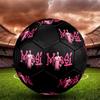 Poster Lionel Messi formato 5 Pallone da Calcio, colorato, adatto a tutte le età, cucito a macchina, materiale PVC, qualità da competizione, durevole e ad alto rimbalzo