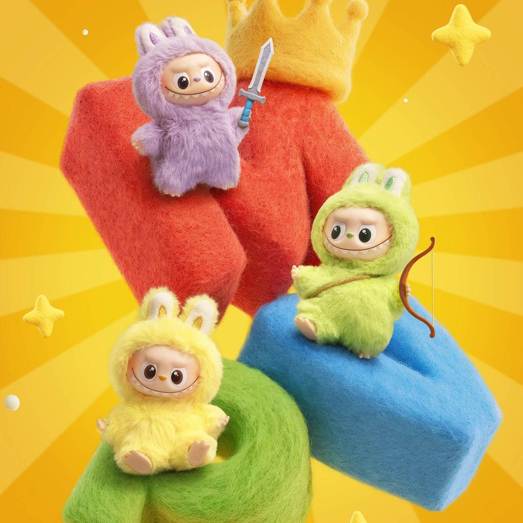 POP MART The Monster PIN for Love Series - Vinyl Plush Pendant Blind Box (A-M), Labubu Collectible Toy, Holiday Birthday Gift for Girls and Boys,