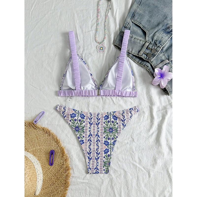 Summer Sexy Bikinis Print Women Swimwear Female Swimsuit For Swim Wear Bathing Suits Bikini Set Beachwear Pool Bather