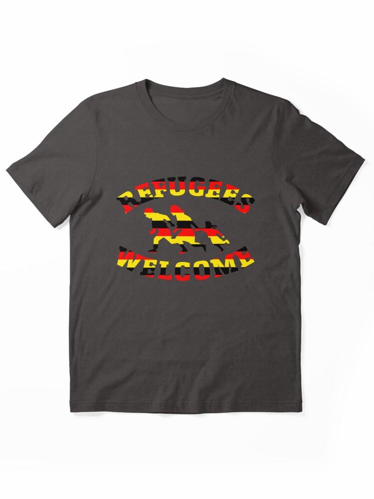 Crysis Refugees Welcome Germany Flag Colors Essential T-Shirt
