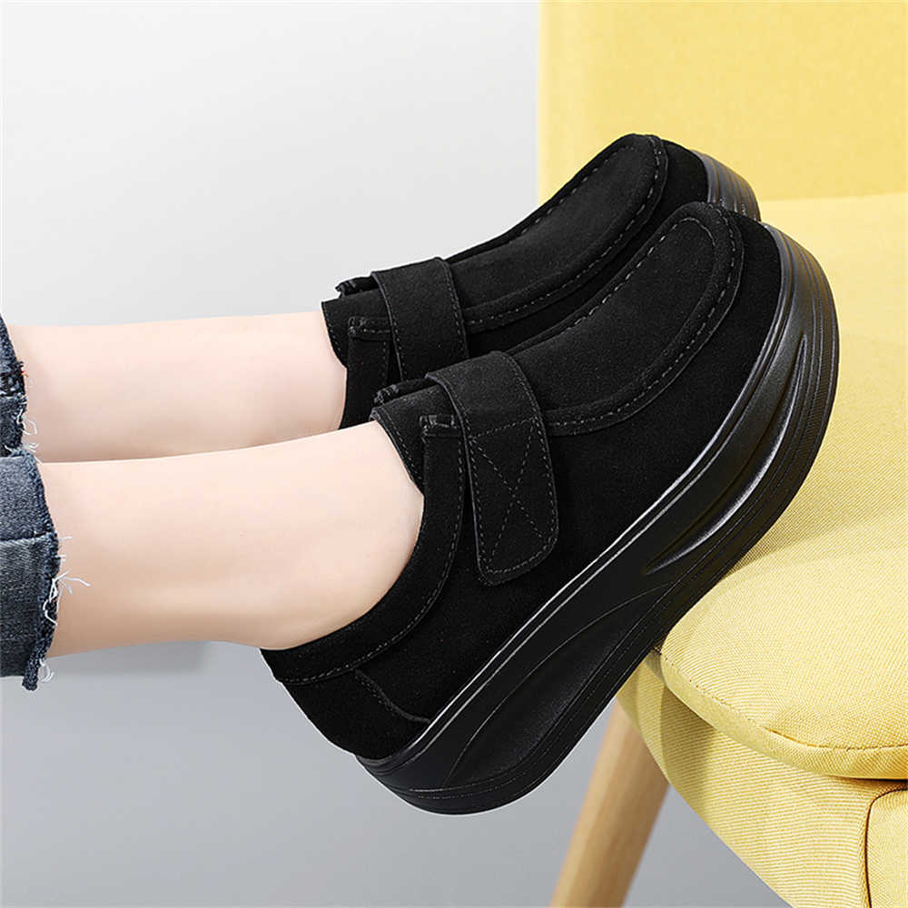 Fashion Size 38 Spring-autumn Women Boots High Heels Womens Platform Shoes Red Big Boots Sneakers Sports Funny Sneakeres Sheos