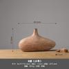 High-End Wabi-Sabi Floral Table Vase Ceramic Flower Bottle Minimalist Living Room Entryway Decor Accents