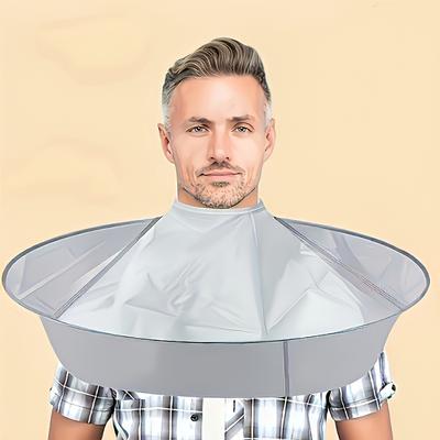 1 ks kadernícky plášť s nožnicami pre dospelých, domácim holiacim strojčekom, nelepivý, skladací, nastaviteľný, veľký priemer, kadernícky plášť pre dospelých.