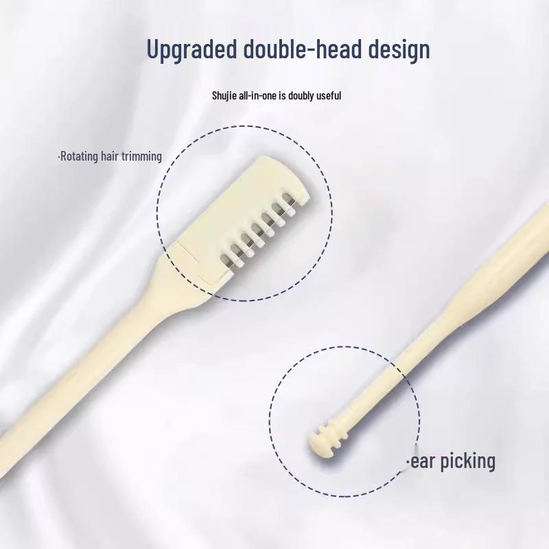 Dual-Head Manual Nose Hair Trimmer for Men - Razor Scissors for Easy Nose Hair Removal