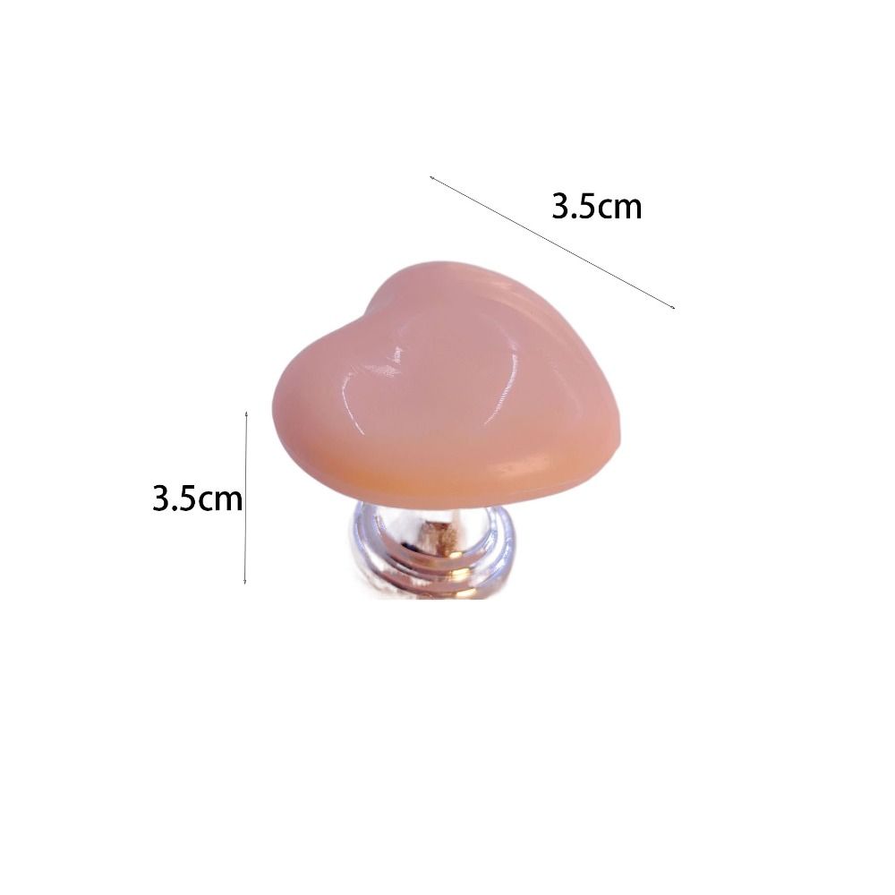 2PCS Labor-saving Heart Shaped Toilet Tank Button Universal Toilet Button New Flush Button  Toilet