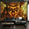Pennywise Wall tapestry, aesthetic printed fabric blanket, suitable for bedroom, living room, and home decor.