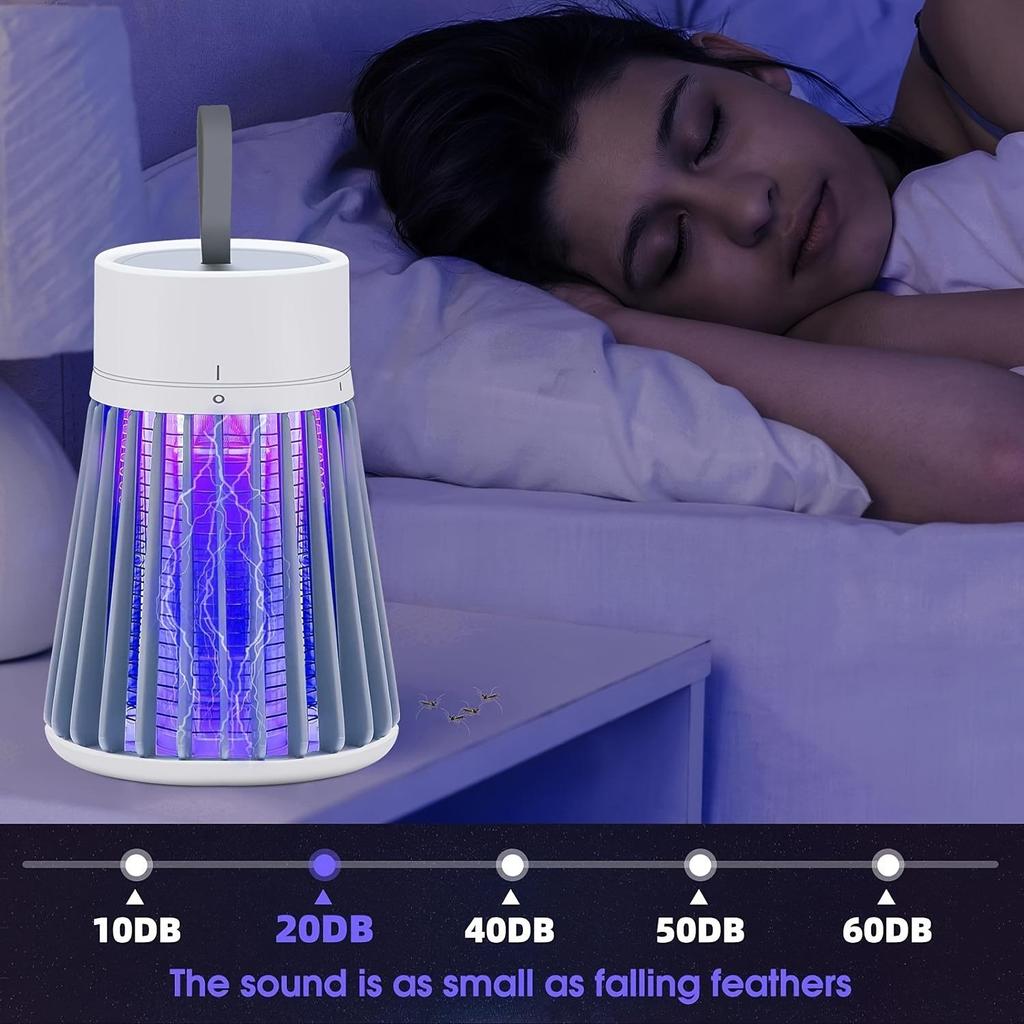 Mata-insetos, mata-mosquitos, armadilha para moscas, mata-mosquitos, lâmpada USB elétrica, sem radiação, LED, mata-insetos silencioso, interno, para mosquitos, insetos, moscas-das-frutas