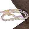 1 Strand Natural Color Fluorite Flat Tumbled Beads 7×10mm 38cm Irregular Loose Stone Beads For DIY Necklace Bracelet Jewelry Making
