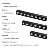 Led Solar Wall Light Wall-mounted With Intelligent Control Waterproof Outdoor Cool White\Warm White For Exterior 4-8leds Terrace