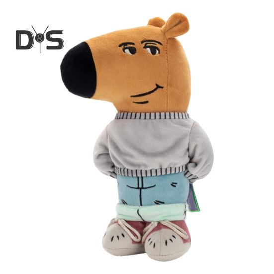 

Мягкая плюшевая игрушка «Собака-мем» размером 9 дюймов для детей и взрослых. Милый дизайн, вдохновленный мемами. Веселый плюшевый компаньон. Забавные подарки на день рождения и Рождество. 23cm