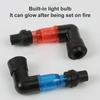 Motorcycle Flash Spark Plug Cap  Flash Spark Plug High-Voltage Cap for Motorcycle Tricycle Multi Colour Modified Accessories