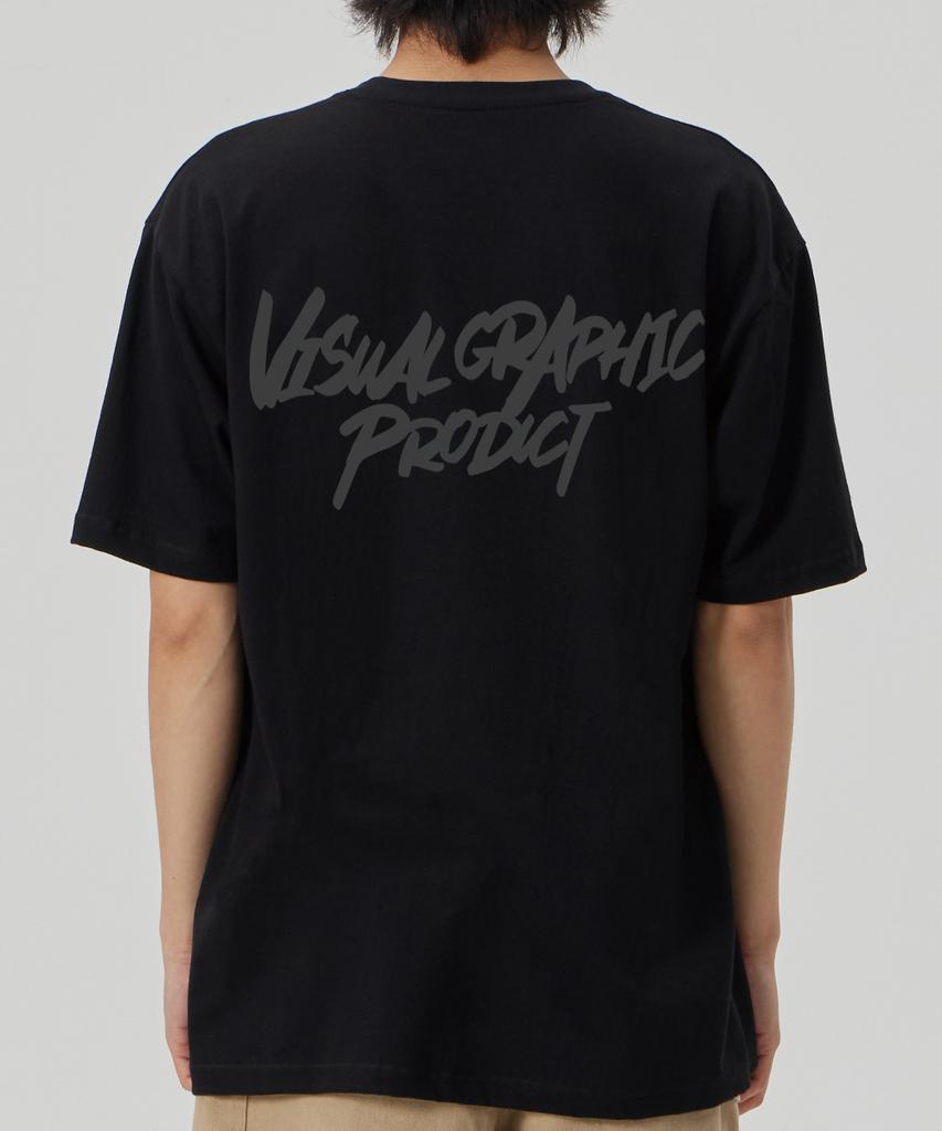 BY.L Graffiti Logo Short Sleeve T-Shirt Black Charcoal
