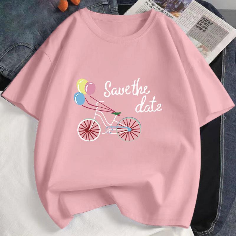 

Жіноча повсякденна, проста та модна сорочка з коротким рукавом з візерунком XL