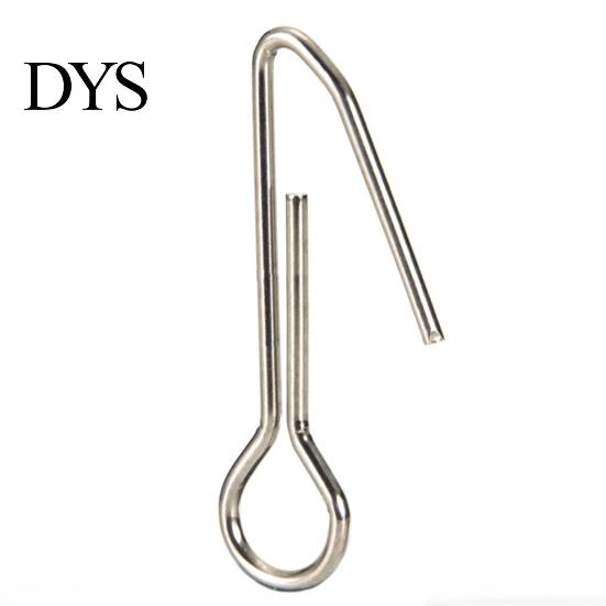 100Pcs Stainless Steel Fishing Connecting Pins Swivel Soft Lure Hook Accessories