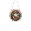 Acrylic Christmas Rhinestone Painting Kit Round Xmas Ornament Kit  Wall Decor