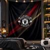 Arazzo da Appendere alla Parete Stampa Manchester United FC Tessuto per Soggiorno Camera da Letto Decorazione per la Casa