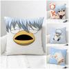 Anime Gintama Cushion Cover Natural Linen Pillowcase Set AllinOne Decor for Sofa Bedroom  Chair