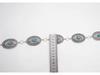 Vintage Turquoise-Inlaid Metal Waist Chain for Dresses & Jeans - European & American Niche Fashion