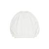 Li Ning Logo Print Fleece Warm Casual Sports Crew Neck Sweatshirt Women Sweatshirt Off-White AWDRF42-1