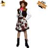 Big Girl Western Denim Dress Halloween Costume Makeup Ball Denim Party Performance Costume Distribution