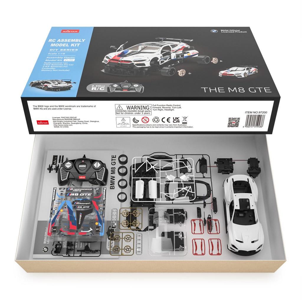 Doyusha Luster 1/18 BMW M8 GTE Plastic Model Kit R/C