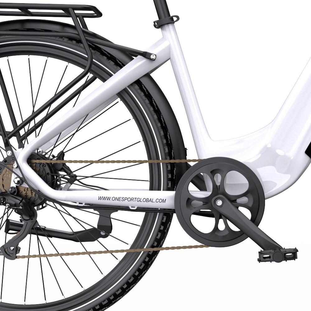 Onesport OT05 Pro electric bike, 250W motor, 22.5AH battery, 700C*50C tires, torque sensor, hydraulic brake