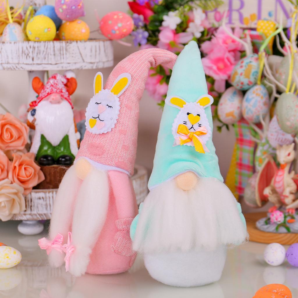 Rudolph Ornament Rabbit Ears Doll Ornament Easter Elf Doll Gift