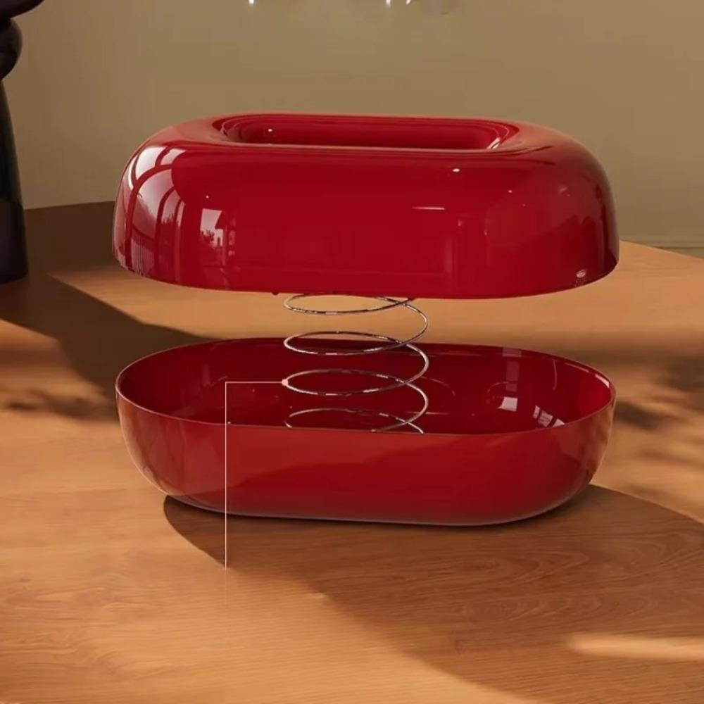 Scatola per fazzoletti estraibile ovale Decorazione per soggiorno Scatola per fazzoletti da tavolo Scatola per fazzoletti da tavolo Accessori per la decorazione della stanza Regali squisiti