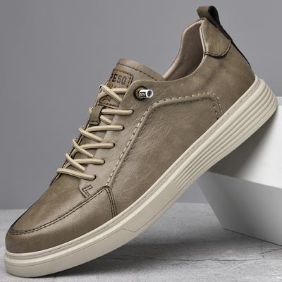 Lente Heren Echt lederen schoenen Hoge Kwaliteit Zwart Zachte Zool Platte Casual Schoenen Outdoor Oxford Schoenen heren Sportschoenen heren