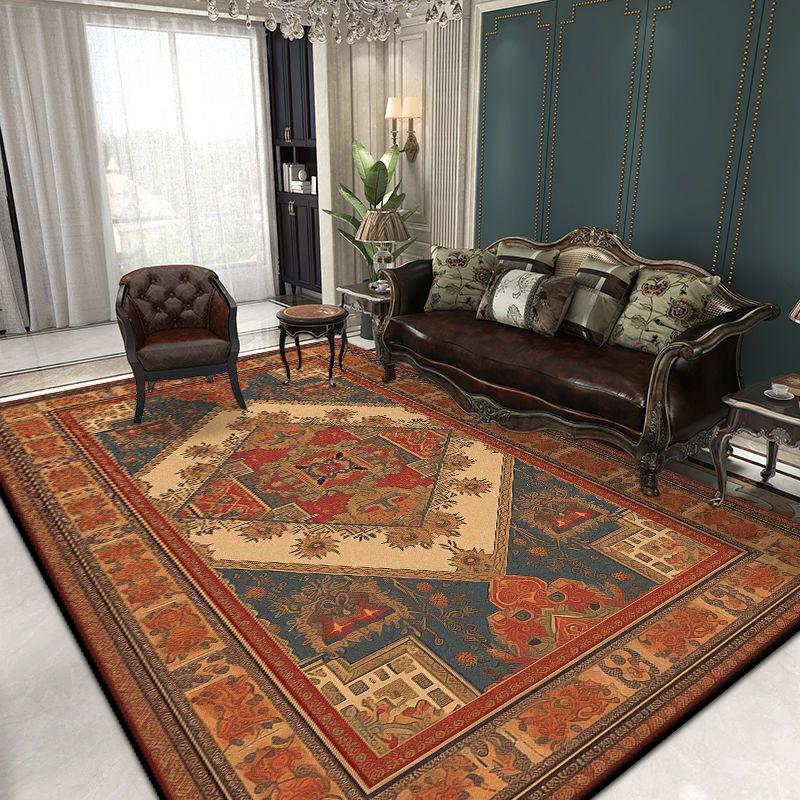 Bohemian Large Size Decorative Rug for Living Room Soft Carpet for Rooms Customizable Entrance Door Mat Antiskid Easy Cleaning