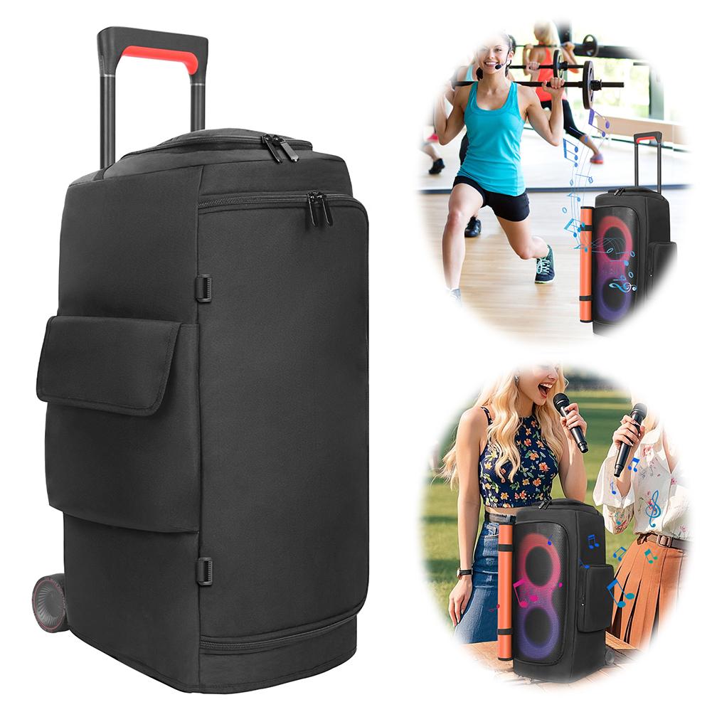 Speaker Dust Cover with Mic Pocket Portable Speaker Dust Case Anti-Slip Padded Speaker Protective Cover for  PARTYBOX 310/320