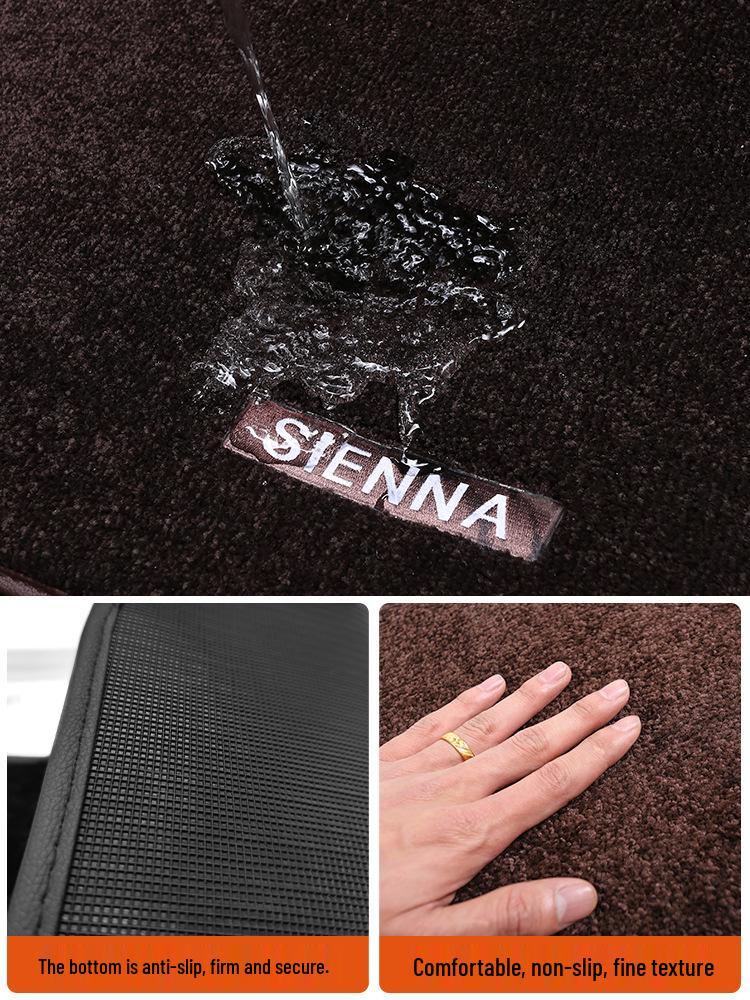 Toyota Sienna Middle Row Starry Sky Carpet Floor Mats for Gravia Decoration