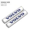 For Volvo Car Accessories 3D Aluminum Emblem Badge Car Stickers Decal For Volvo Xc60 Xc90 V40 V60 S60 V50 V90 S80 C40 XC40 V70 X ari632