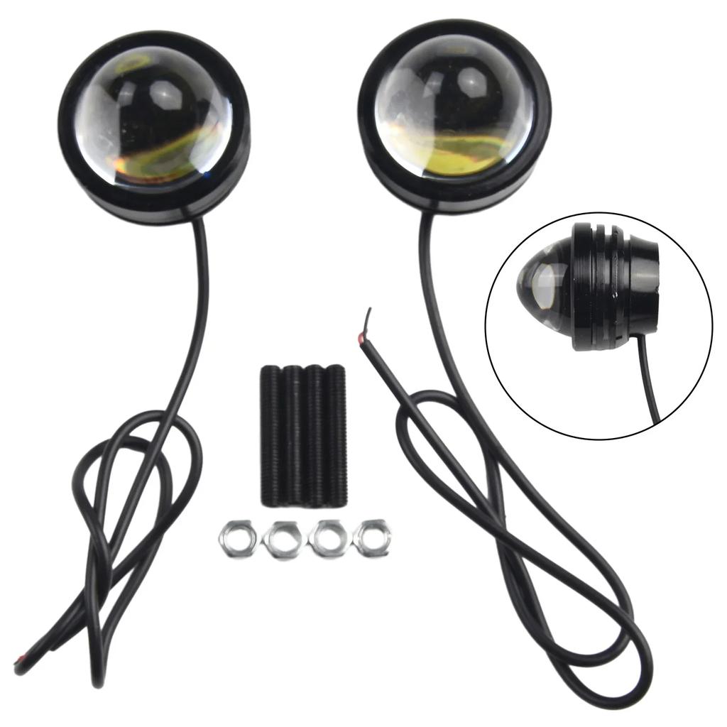 High Quality New Replacement Useful Fog Light Daytime Light White Set Dustproof High Power LED Projector Waterproof