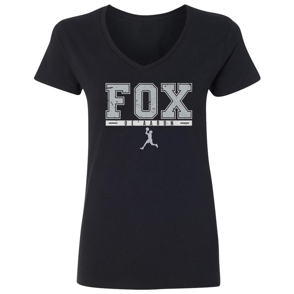 

San Antonio Fox Inspired Tee Basketball De Aaron Fans Ladies V-Neck Tshirt Unisex T-Shirt XXXXL