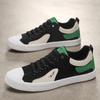 Canvas Elastic Band Foot Shoes Daily Outdoor Breathable Comfortable Flat-Bottomed Sports Men'S Shoes Casual Shoes
